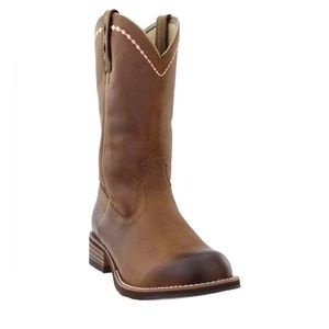 Ariat Unbridled Roper Cowboy Boots Size 7.5B Cowgirl Distressed Brown 10015374